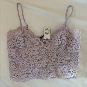 Express Lace Bralette - Soft Purple